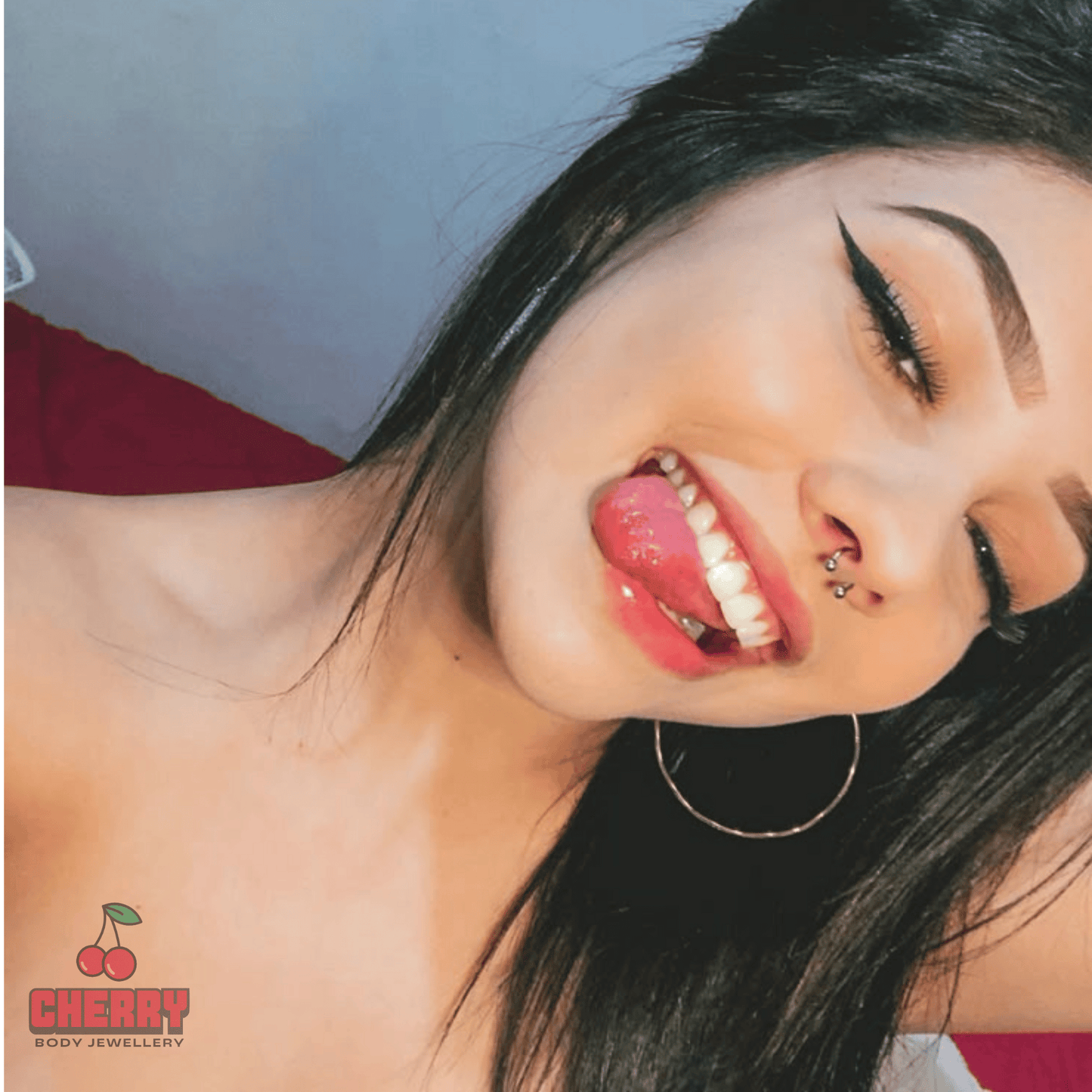 Titanium Ball Circular Horseshoe Barbell Externally Threaded 14g 12mm