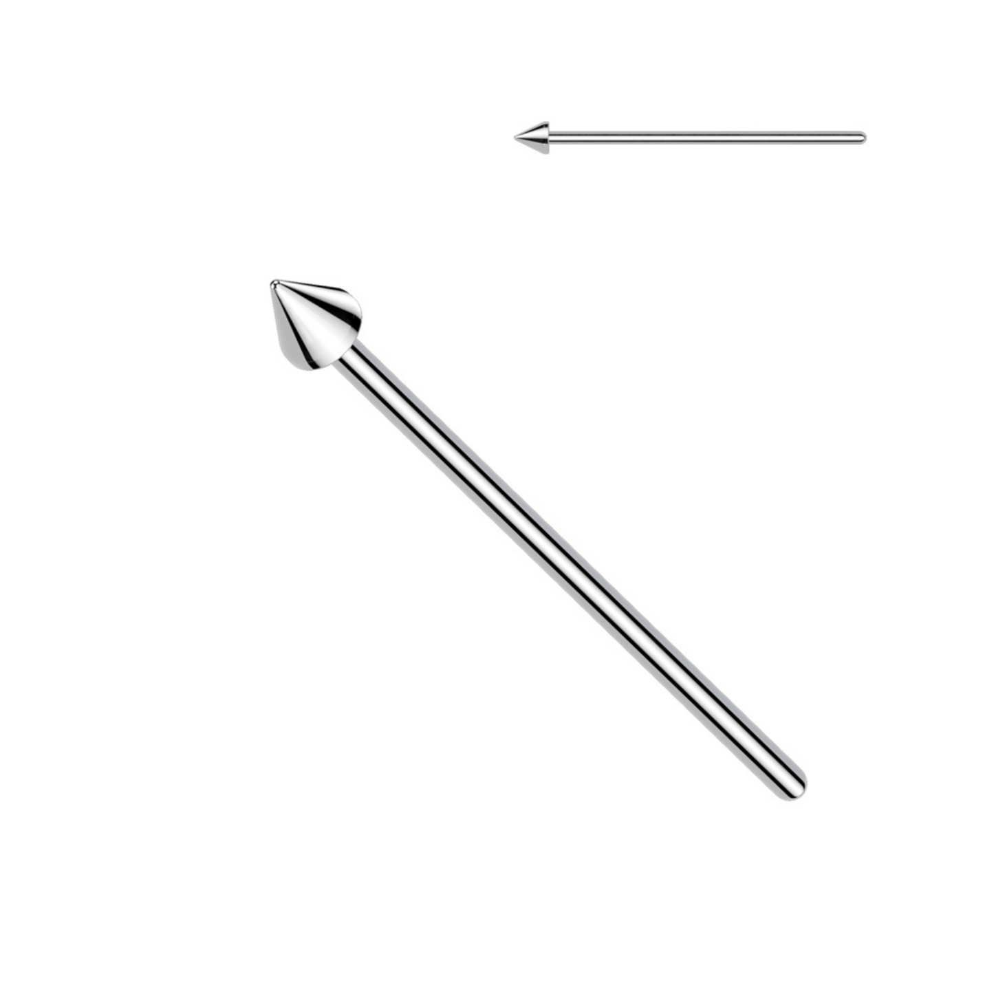 Fishtail Nose Stud Spike Top