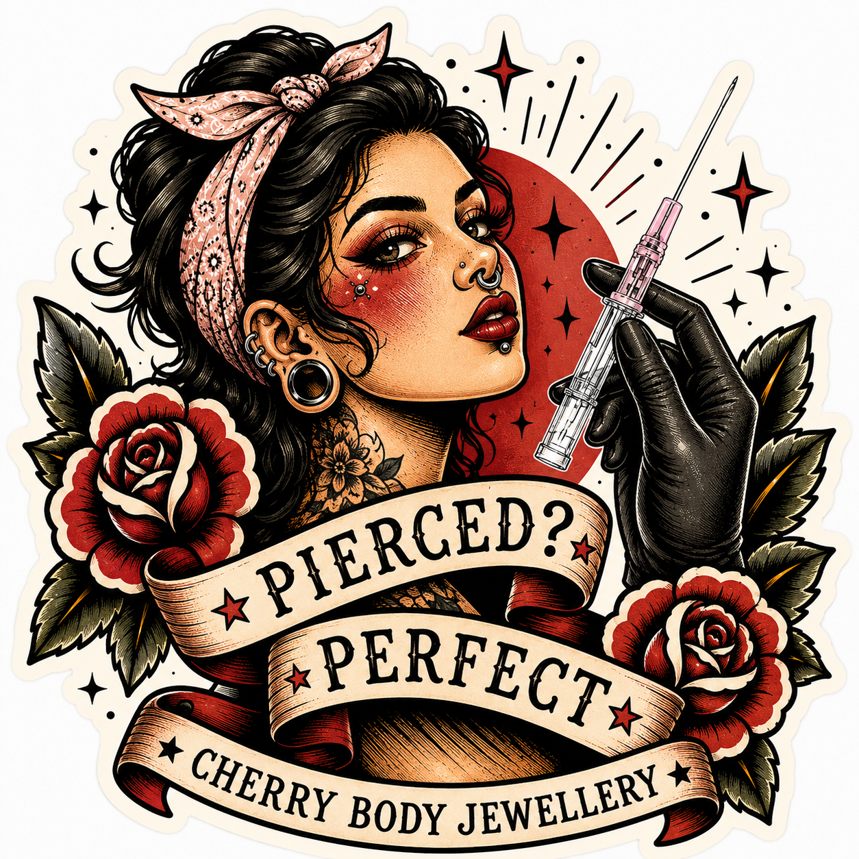 erced? Perfect Premium Vinyl Sticker close up