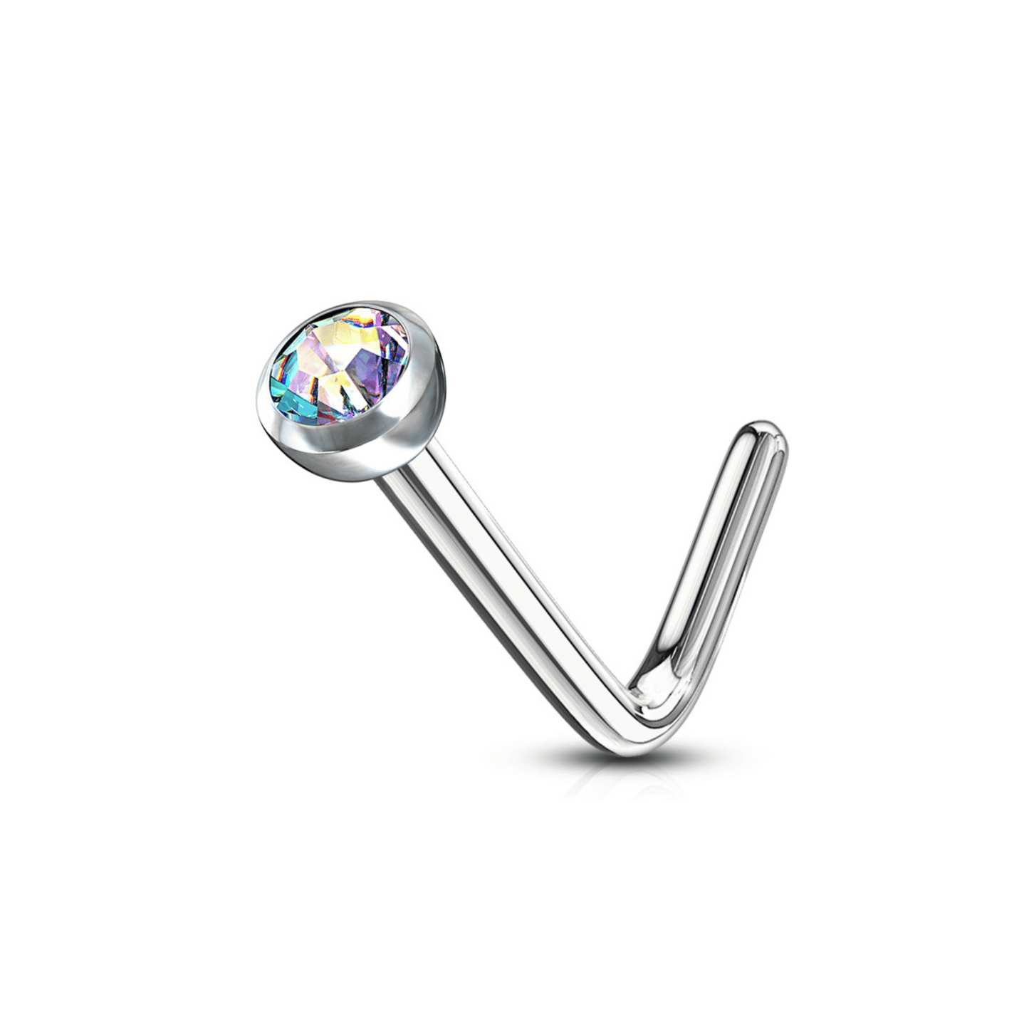 Press fit Gem Nose 'L' bend Stud AB