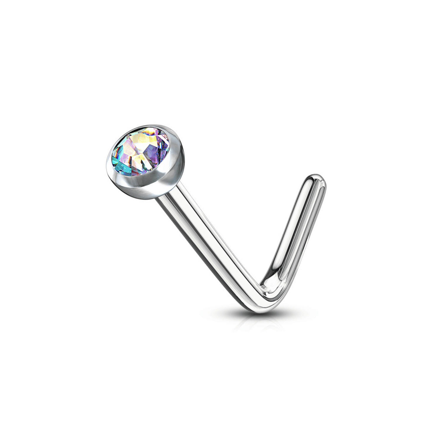 Press fit Gem Nose 'L' bend Stud AB