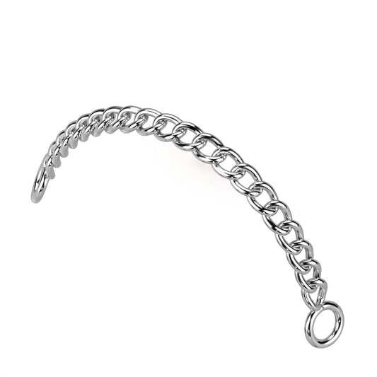 Silver Stainless Steel Connector Chain for Nose & Ear Piercings