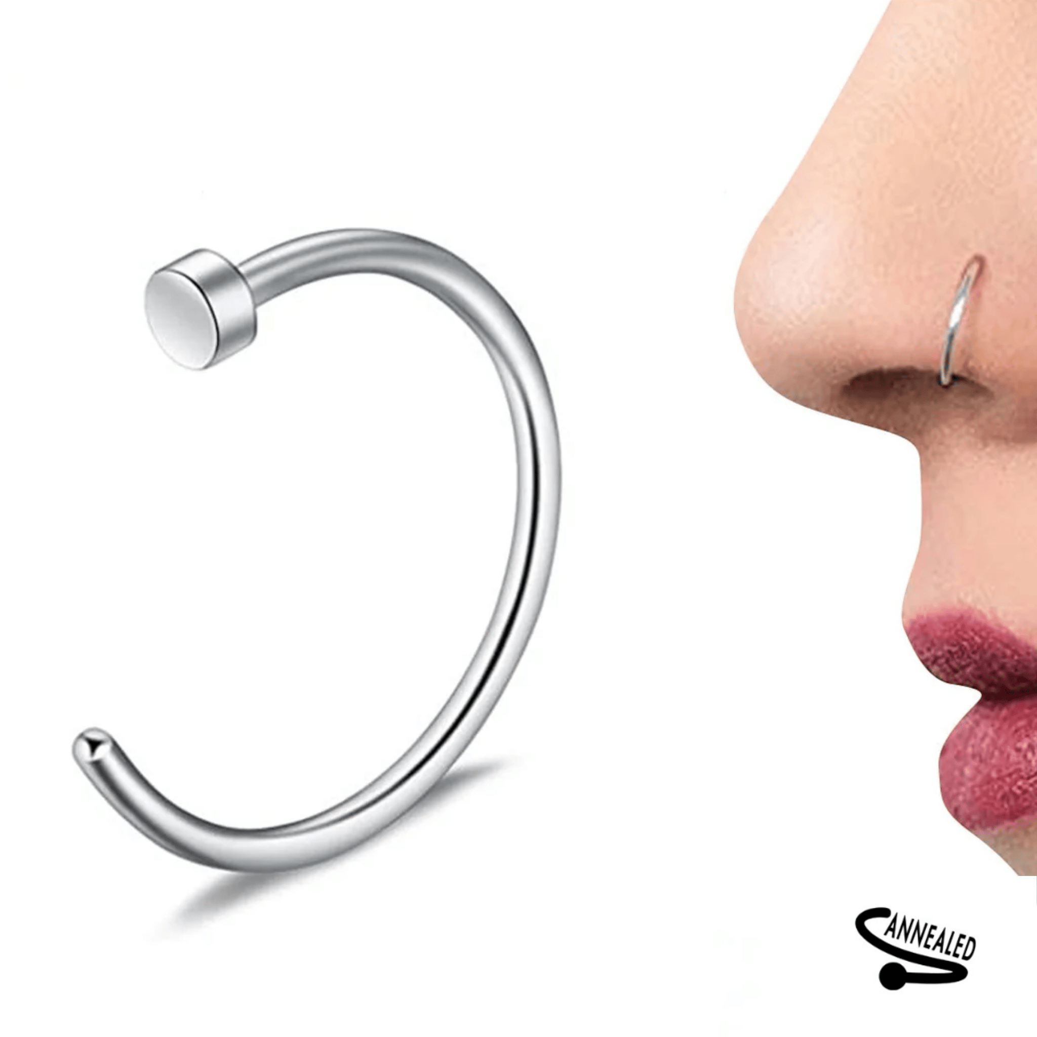 Silver Surgical Steel Nose Ring Shop Now