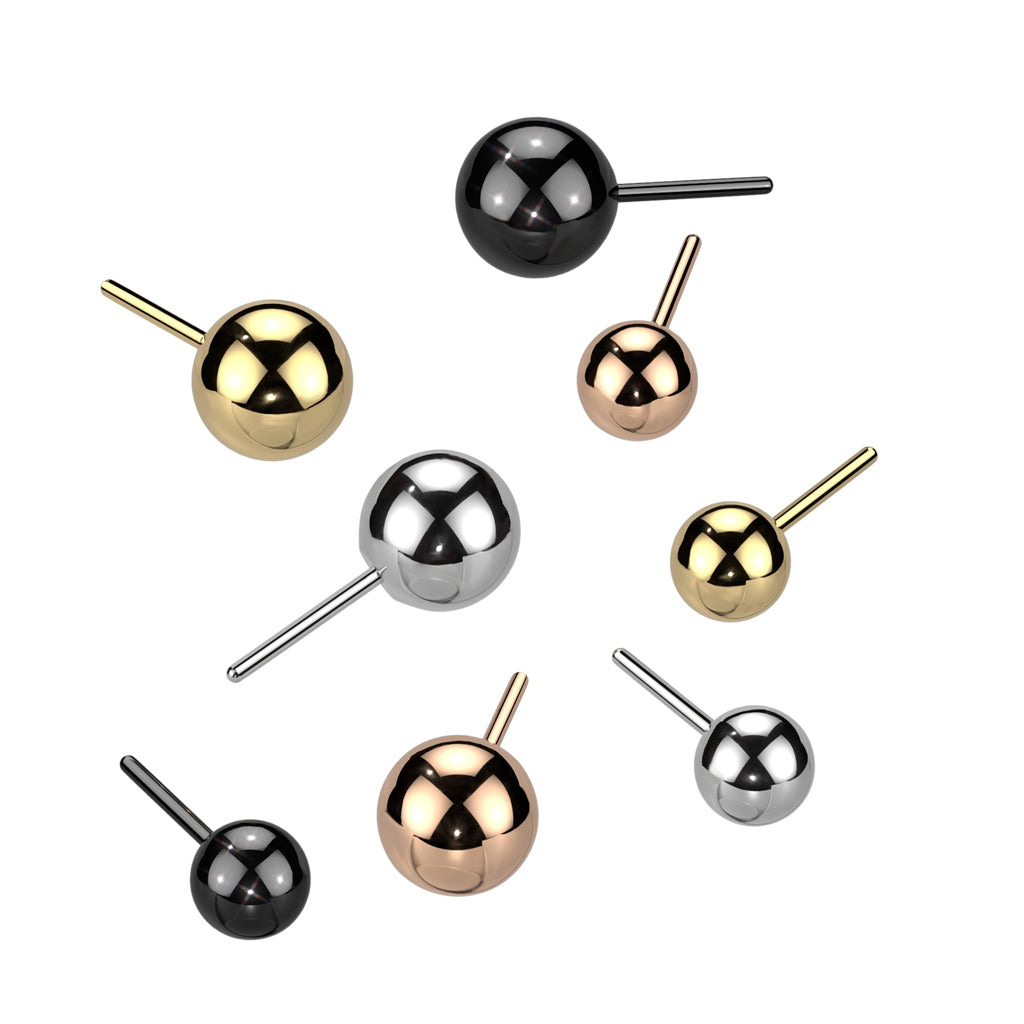 Titanium Ball Threadless Jewellery Top