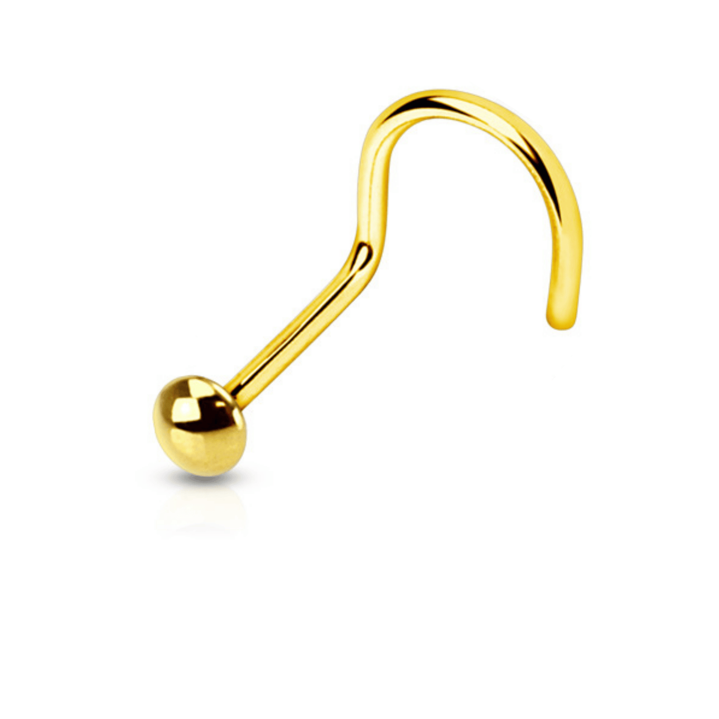 Titanium IP nose Screw Gold