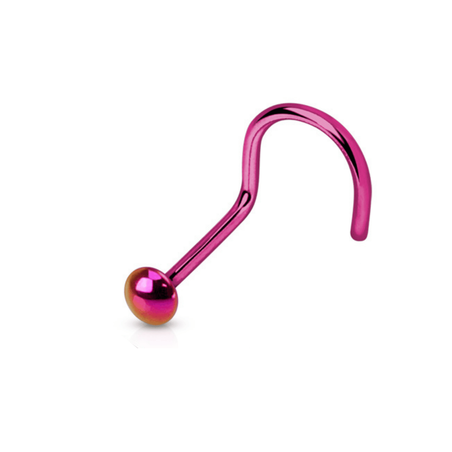 Titanium IP nose Screw Purple