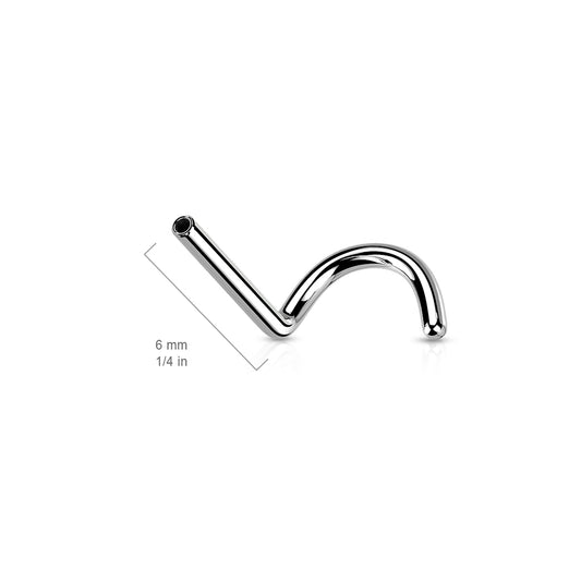 Titanium Nose Screw threadless push in base dimensions