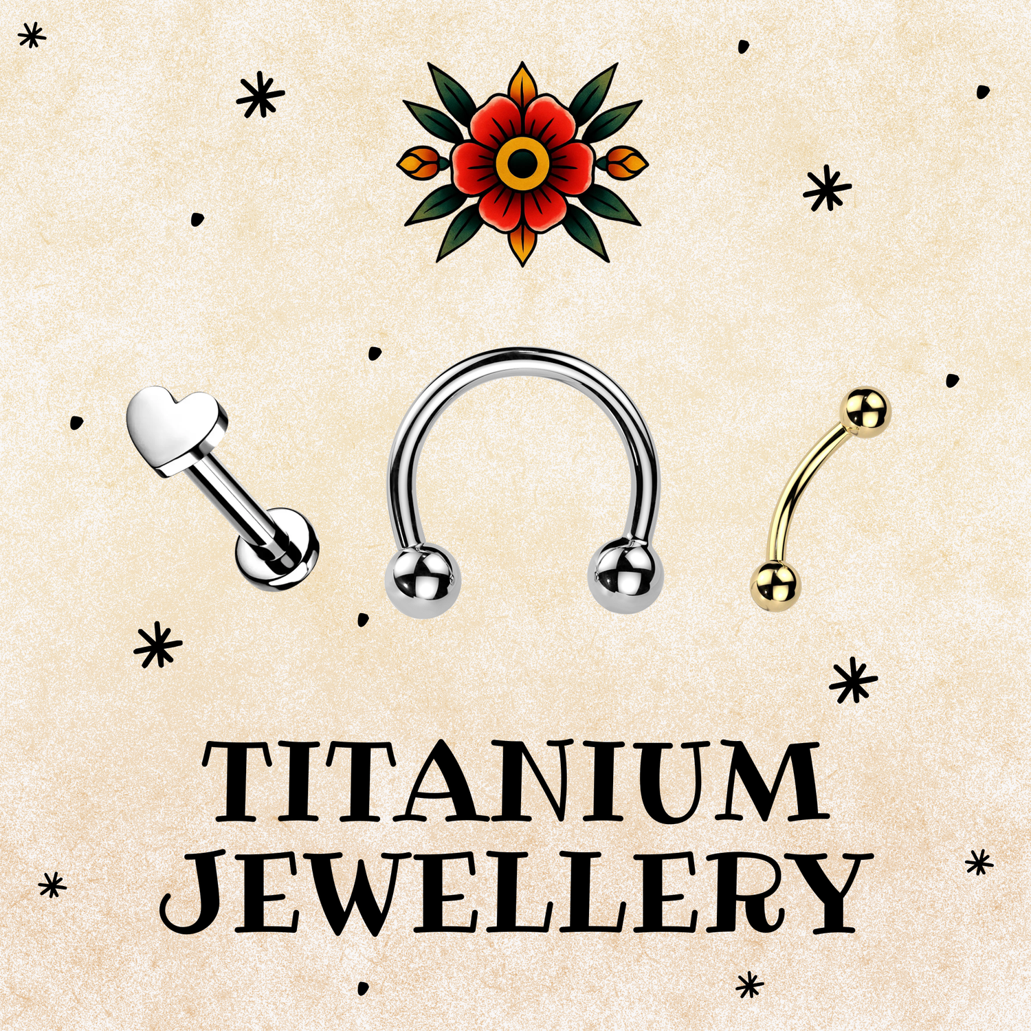 Titanium Body Jewellery