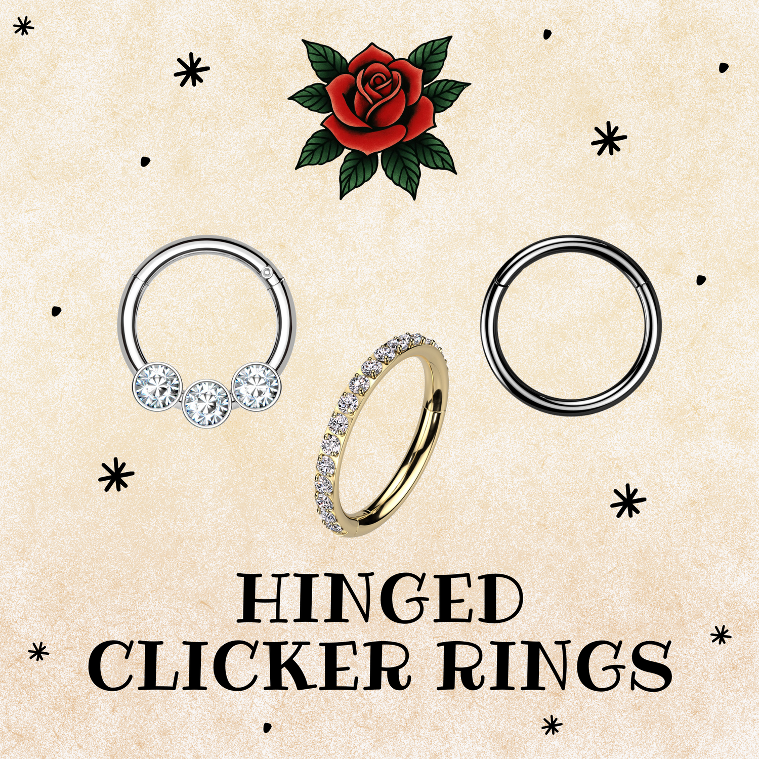 Hinged Clicker Ring nz
