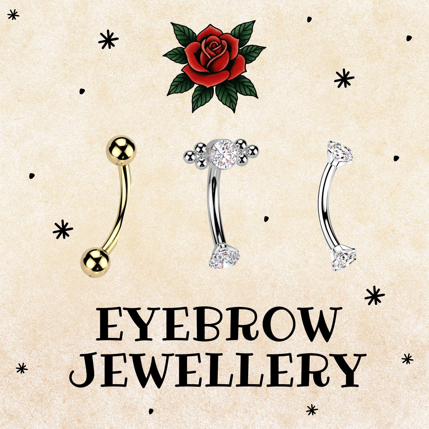 Eyebrow Jewellery nz
