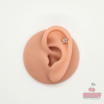 Flower flat back stud nz
