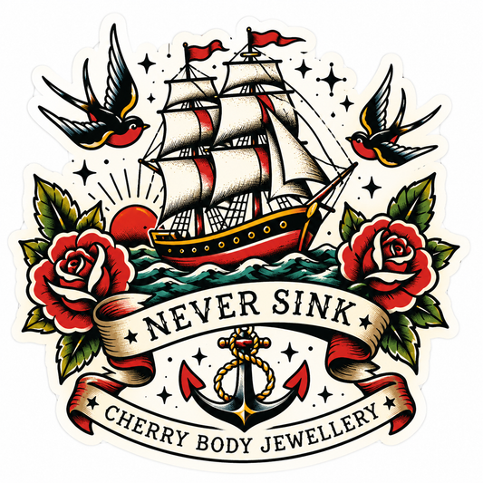 Never Sink Premium Vinyl Sticker
