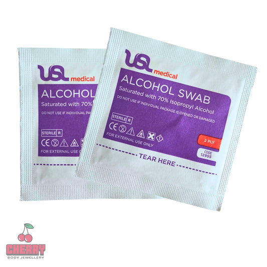 Jewellery Cleaning Alcohol Swab Wipes