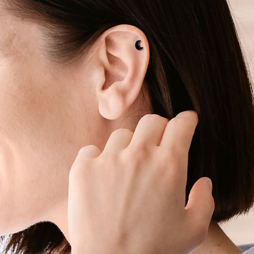 Moon Tragus Cartilage Earring