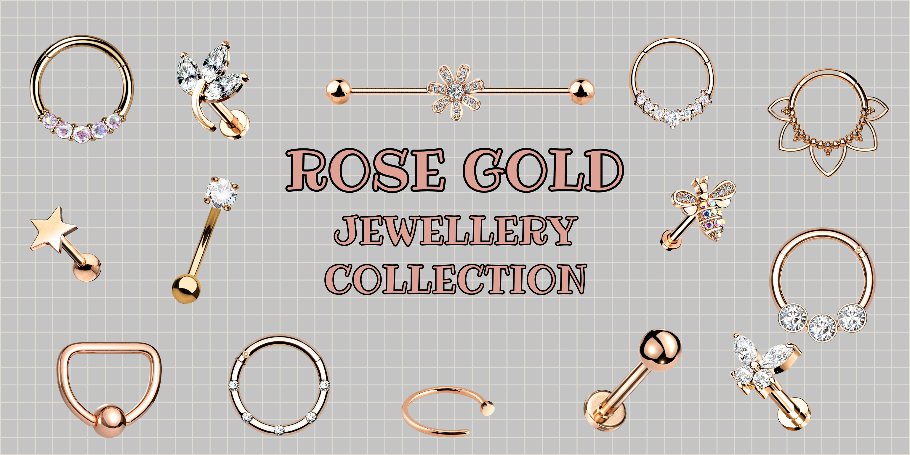 Rose Gold Body Jewellery