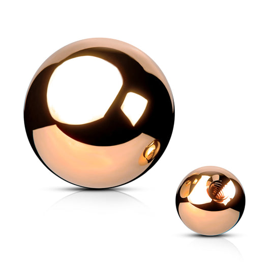 Rose Gold Steel Piercing Jewellery Replacement Ball