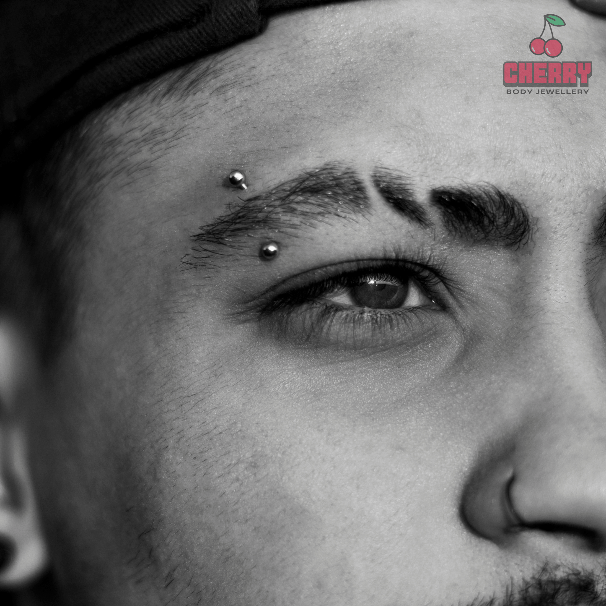 Silver Steel Curved Barbell with Ball 