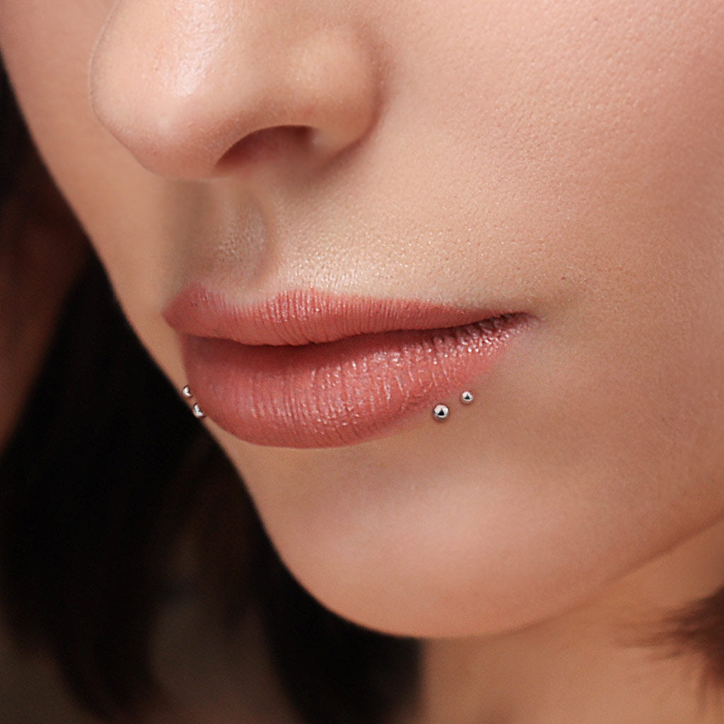 Silver Steel Threadless Ball Flat Back Stud model