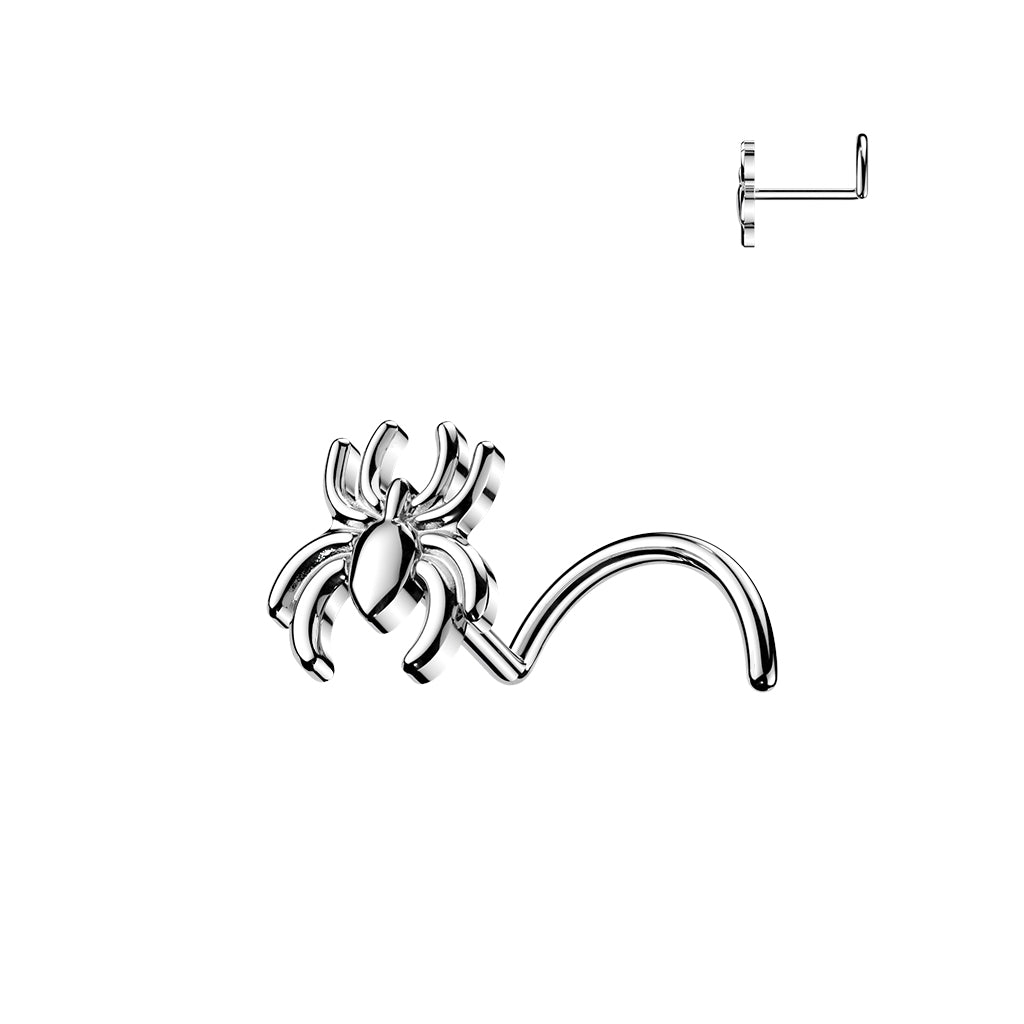 Spider Top Silver Steel Nose Screw 20g
