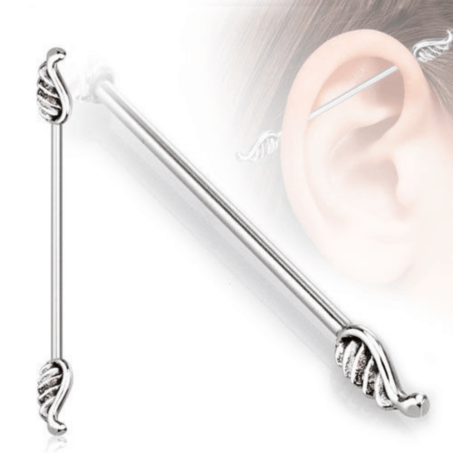 Steel Angel Wing Industrial Bar