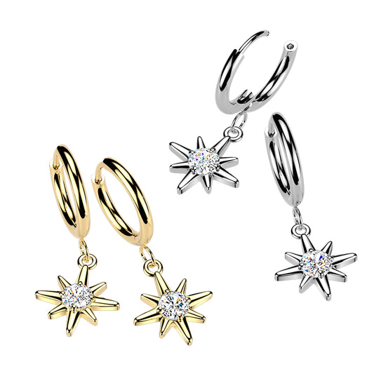 Sunburst_Dangle_Hinged_Clicker_Hoop_Earrings