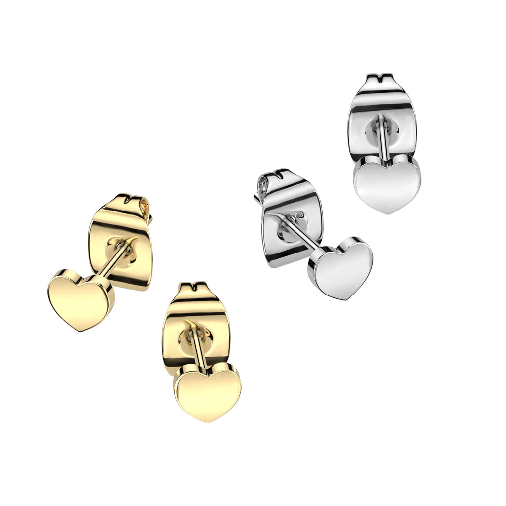 Titanium Heart Earrings
