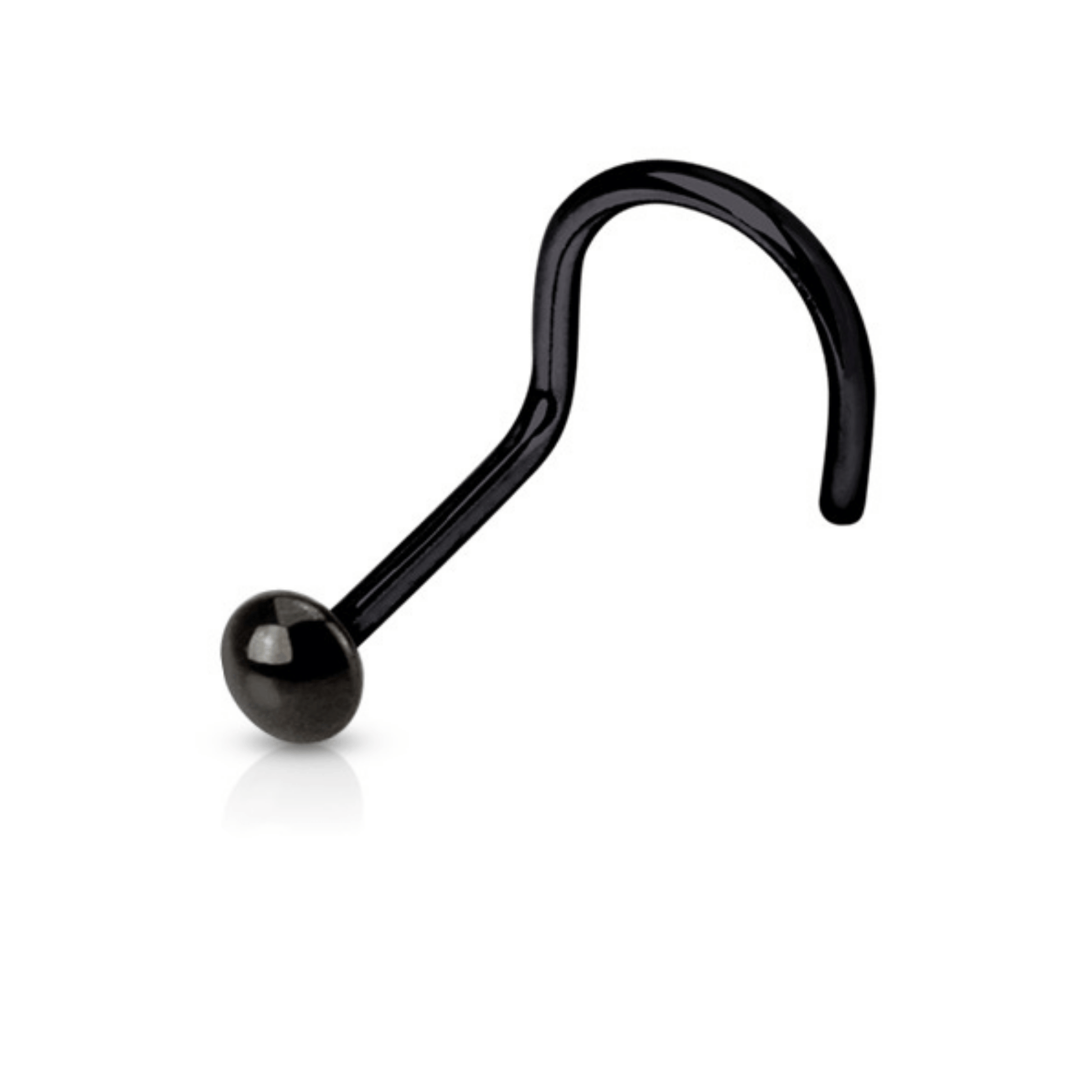 Titanium IP nose Screw Black