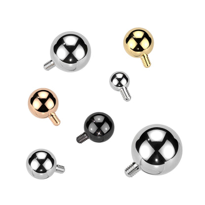 Titanium Internally Threaded Replacement Ball