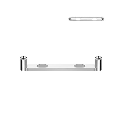 Titanium Silver Flat Surface Piercing Barbell