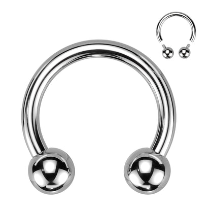 Titanium circular barbell nz