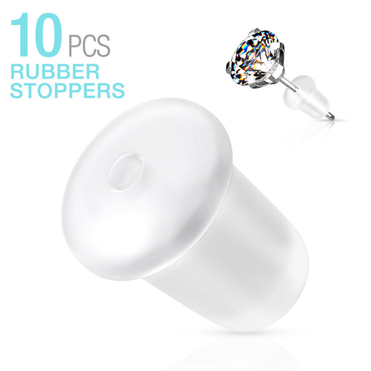 rubber earring stopper