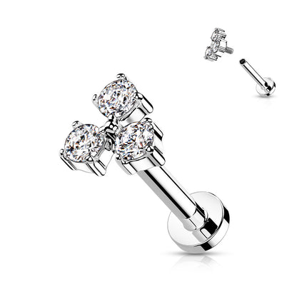 trinity gem flat back stud